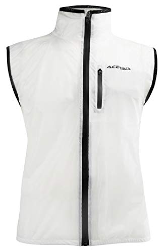 ACERBIS 0024215.030.068 Gilè Rain DEK Pack Blanco XL, Unisex-Adult, Talla Unica