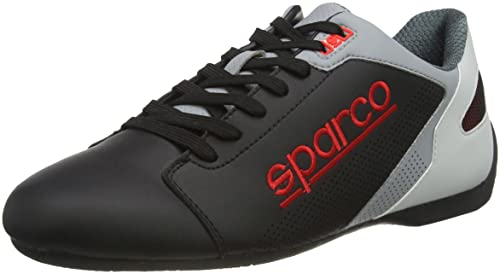 Sparco S00126344NRRS Zapatillas SL-17 Talla 44 Negro Rojo