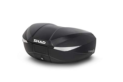 SHAD D0B58206 BAUL MOTO SH58X EXPANDIBLE CARBON