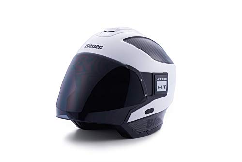 Blauer HT Casco Solo, Hombre, White/Carbon/Black Glossy, S