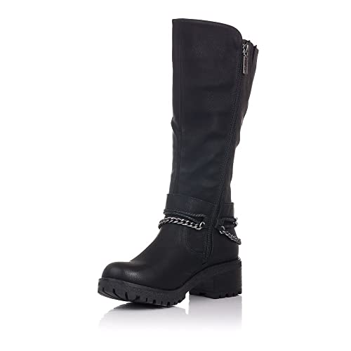 REFRESH, Botas de moda Mujer, Negro (170185), 39 EU