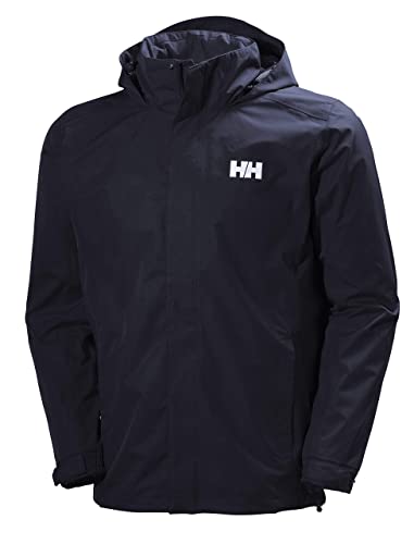 Helly Hansen Dubliner Jacket, Chaqueta Chubasquero Para Hombre, De Uso Diario Y Actividades Marítimas Con La Tecnología Azul (marino), XL