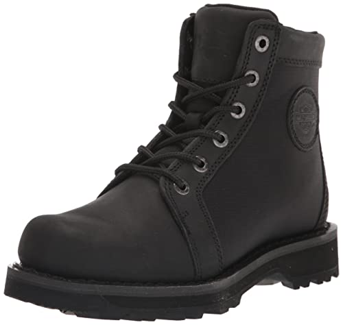 HARLEY-DAVIDSON FOOTWEAR Bota de motocicleta Hamlyn de nailon para hombre, Negro, 40 EU