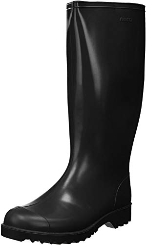 Nora Anton, Botas de Lluvia Hombre, Negro, 43 EU