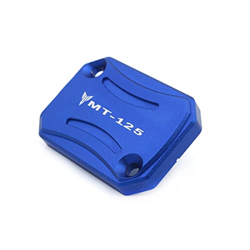 Cubierta De Depósito De Líquido De Cilindro Maestro De Freno Delantero para Yamaha MT125 MT-125 MT 125 2014-2020 2017 Accesorios De Motocicleta Moto Depósitos De Fluidos (Color : Azul)