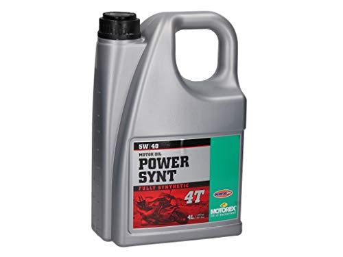 Motorex Power Synt 4T 5W40 - Aceite para motor de 4 tiempos (4 litros)