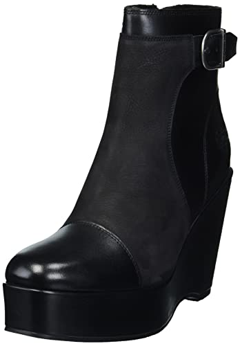 HARLEY-DAVIDSON FOOTWEAR Celina - Botas de cuña de 5 pulgadas para mujer, Negro -, 38 EU