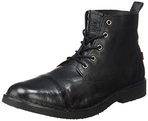 Levi's Track, Botas de Moda Hombre, Brilliant Black, 47 EU