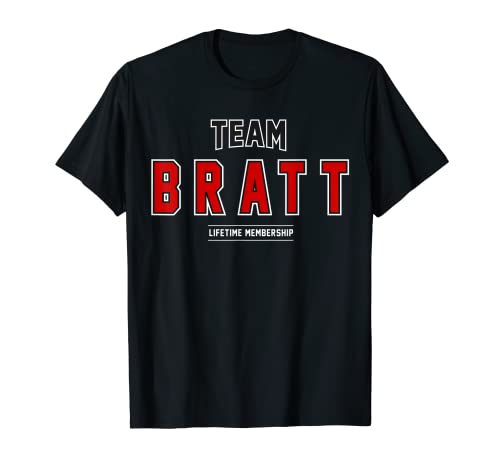 Team Bratt Proud Family Apellido apellido Camiseta