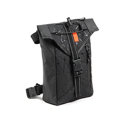 Shkalacar Bolsa Pierna Moto, Riñoneras Hombre/Riñonera Mujer, Riñonera Multifuncional para Exteriores, Riñonera Impermeable para Viajes, Pesca, Senderismo y Ciclismo