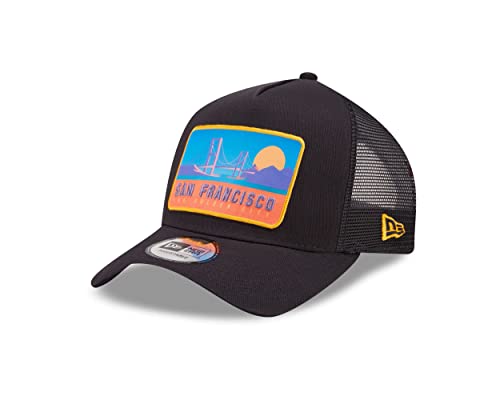 New Era San Francisco Truckercap Blau verstellbar Snapback-Verschluss Patch Cap - One-Size