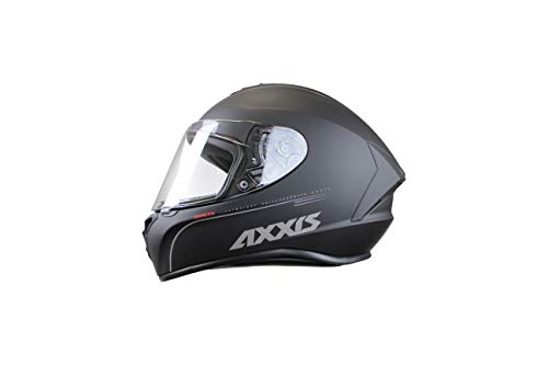 AXXIS Casco Moto Integral FF112 DRAKEN Solid V.2 A11 Negro Mate Talla XS (53-54 cms) Homologado…