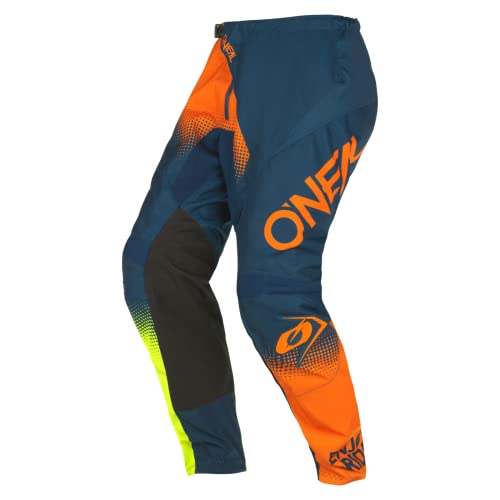 O'Neal | Pantalones de Motocross | Enduro MX | Máxima Libertad de Movimiento, diseño Ligero, Transpirable y Duradero | Pantalones Element Racewear V.22 | Adulto Azul Neón | Talla 42/58