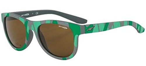 ARNETTE Class Act gafas de sol, Matte Green Camo On Grey, 54 Unisex-Adulto