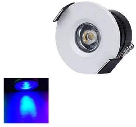 AUI Luces colgantes 3 Pack 1W MI-NI DIRIGIÓ Spotlight Downlight Empotrado Techo Techo Intercambiable Luz - Corte de vino LED Corte de luz 35-40mm- Blanco + Negro,para isla de cocina