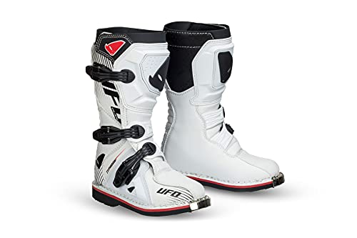 803000910234var - Botas Moto Typhoon Color Blanco Talla 38