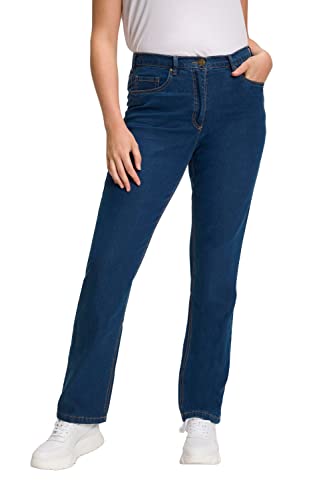 Ulla Popken Jeans Regular Fit Stretch, Vaqueros straight para Mujer, Blau (Blue Denim), 64