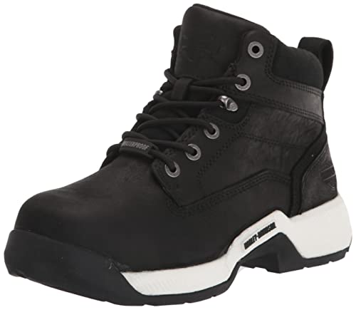 HARLEY-DAVIDSON FOOTWEAR Biker Hombre, Moto, Bota Motocicleta, Negro, 8, Negro, 41 EU