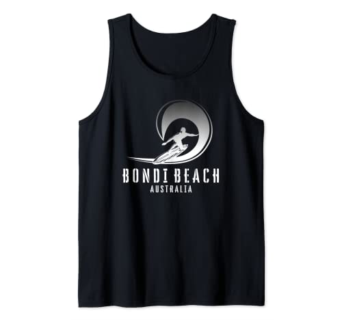 Surf Bondi Beach, Surfing Bondi Beach en Australia Camiseta sin Mangas