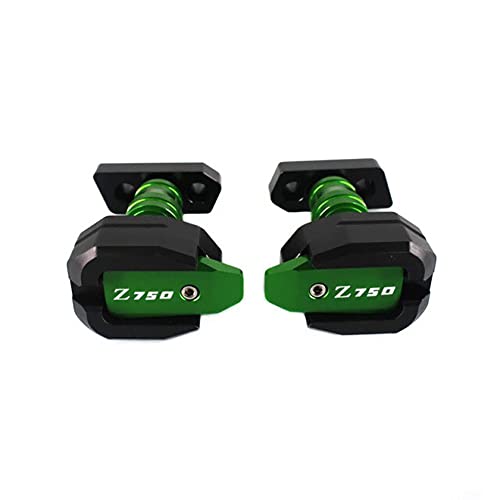 ERGUI Moto CNC Topes Anticaida Almohadillas de Protección contra Caídas Protector de Carenado, para Kawasaki Z750 Z 750 2007-2012 2011 2010 Accesorios