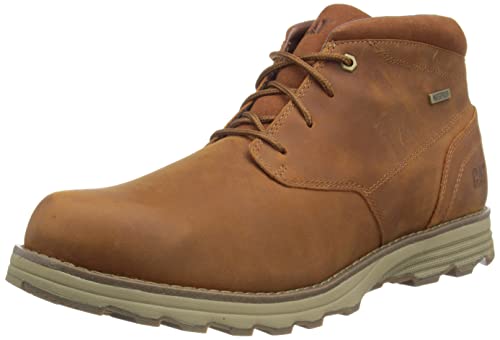 Cat Footwear Elude WP, Botines Chukka Hombre, Leather Brown, 49 EU