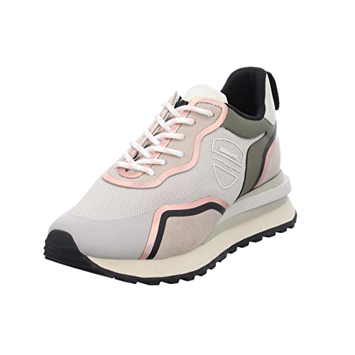 Blauer.USA Marple - Zapatillas deportivas para mujer, combinadas sintéticas, con estampado de marple, color azul, pardo, 37 EU