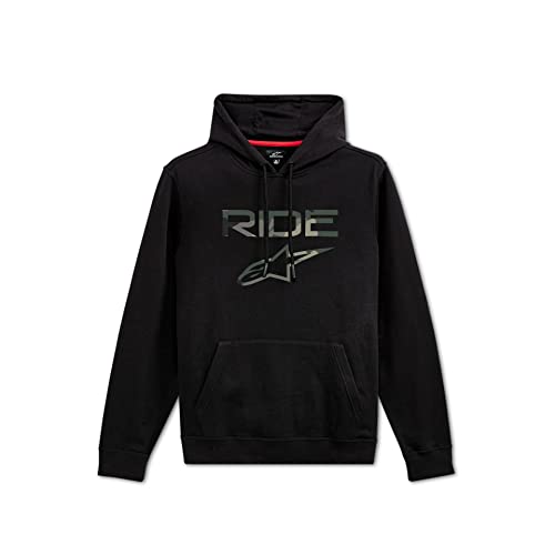 Alpinestars, Ride 2.0 Camo Hoodie, Sudadera, Negro, M, Hombre