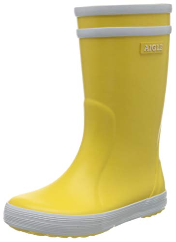 Aigle Lolly Pop, Botas de agua para Unisex Niños, Amarillo (Jaune/Blanc), 36 EU