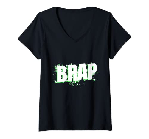 Mujer Bratt, Brap regalos esta Navidad Camiseta Cuello V