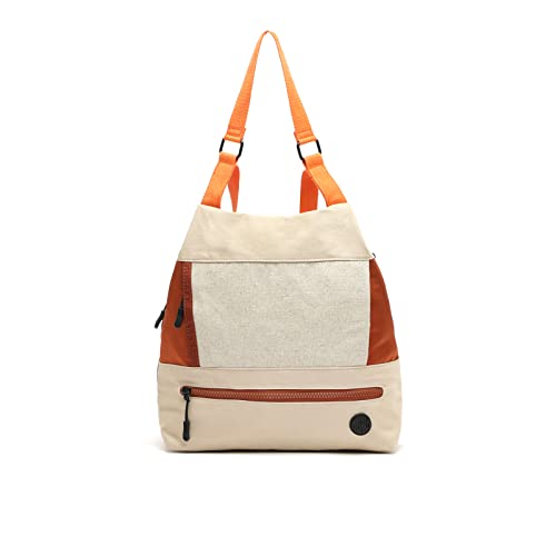 MISAKO XULIS MOCHILA - Mochila Antirrobo de Mujer - 28X30X11 CM - Beige