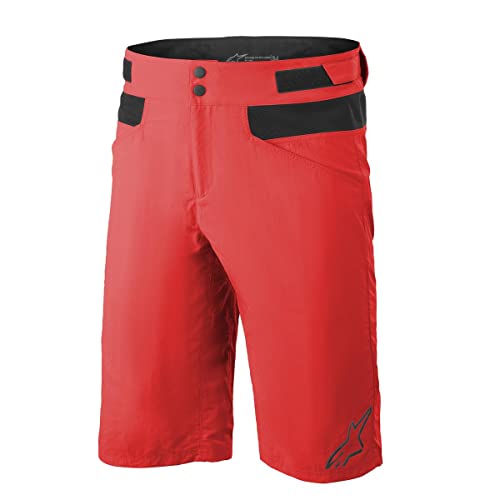 Alpinestars Pantalones Cortos Drop 4.0 Ropa, Rojo Brillante, 32 Unisex Adulto