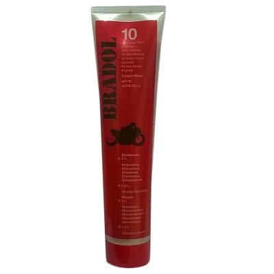 Bradol 10 Aceite 2T 100% Sintetico para Motos, motosierras. 125ml