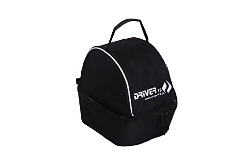 Driver13 ® Bolsa de Casco Funda de Casco para Casco de esquí, Casco de Bicicleta, Casco de Montar, Bolsa de Casco, Bolsa de Casco Negra Acolchada