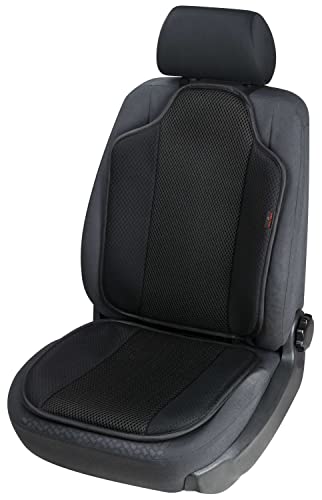 WALSER funda de asiento de coche Aero-Spacer, protector de asiento transpirable, funda de asiento confortable negro 13994