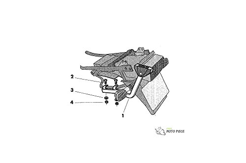 Shad H0C74T Soporte de Baúl para Honda CB 750, Negro