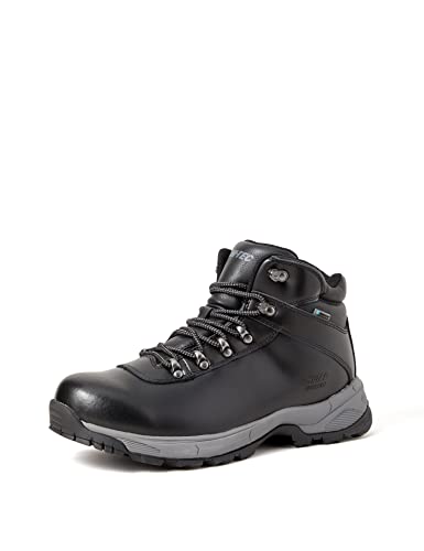 Hi-Tec Eurotrek Lite WP, Botas de Senderismo Hombre, Negro (Black 21), 49 EU