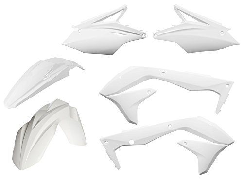 ACERBIS 0022088.030 Full Kit de Plásticos para Kawasaki Kxf 450 2016 USA, Blanco