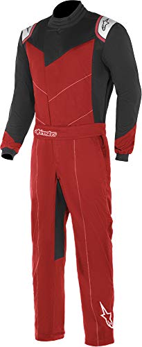 Alpinestars KART - Traje de kart para interiores, color rojo y negro, talla XL