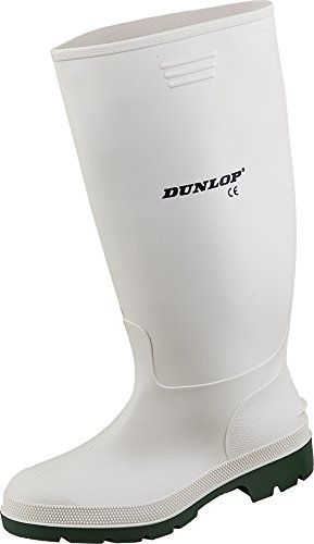 Dunlop Pricemaster Botas de agua Unisex Blanco, color Blanco, talla 39 EU