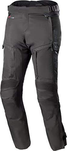 Alpinestars Bogota Pro Drystar 4 Seasons impermeable pantalones textiles de motocicleta (Black,Long L)