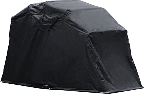 Autovictoria Motorcycle Shelter Refugio de Motocicleta Shed Strong Frame Moto Garaje Impermeable 270CMX105.5CMX155CM Cubierta de Moto Carpa Scooter Shelter