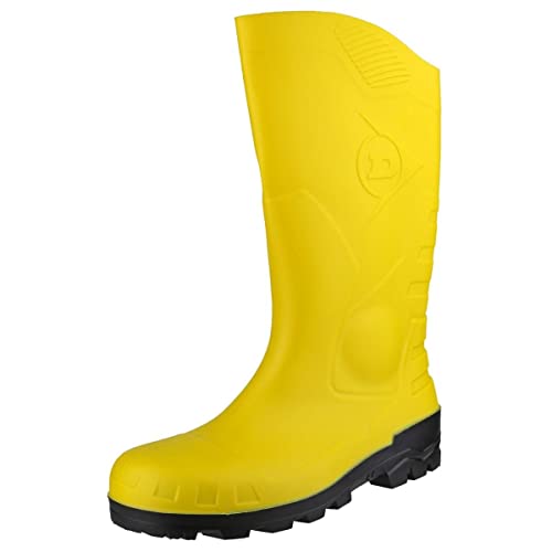 Dunlop Protective Footwear Dunlop Devon, Botas de Seguridad Unisex Adulto, Amarillo Yellow, 42 EU