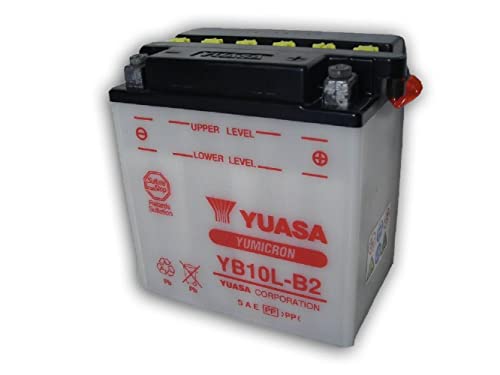 YUASA BATERIA YB10L-B2 abierto - sin ácido