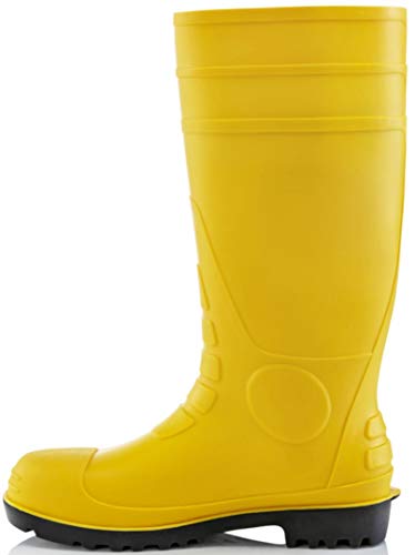 Acerbis 00SET - Botas de agua (amarillas, 45)