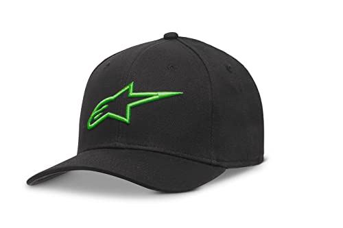 Alpinestars, Ageless Curve Hat, Gorra De Beisbol, Verde Negro, 23X, Hombre