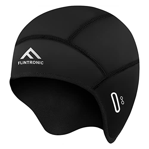 flintronic Gorro para Casco de Bicicleta, Gorro de Bicicleta Invierno a Prueba de Viento, Gorro Térmico de Forro Cálido para Casco, Gorro Ciclismo Bajo Casco Térmico Hombre Mujer de Escalada Esquí