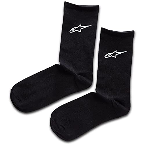 Alpinestars, Crew Sock, Calcetines, Negro, Xl, Unisex-Adulto