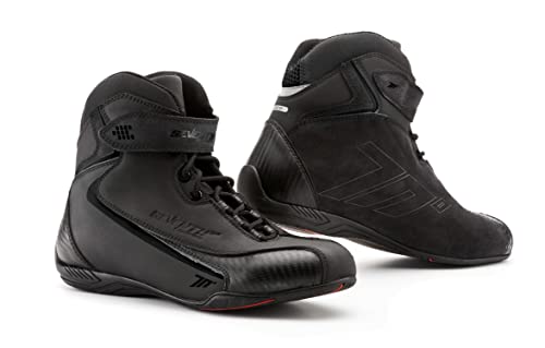 BOTAS DE MOTO DE LA MARCA SEVENTY DEGREESSD-BC6 URBAN UNISEX NEGRA 39