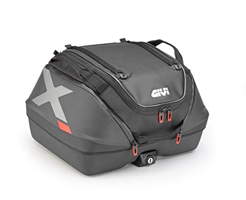 GIVI XL08 Línea X-LINE Bolsa trasera Top BAG con placa monokey y bolsa interior extraíble de 40 litros para viajes turísticos y diversos usos