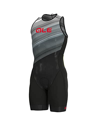 ALE Body triatlón Olumpic Kaula para Hombre, Color Blanco, M